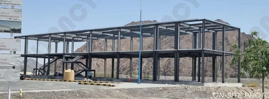 Construction supervision on site at Samail Industrial City by Alaasif Engineering Consultancy